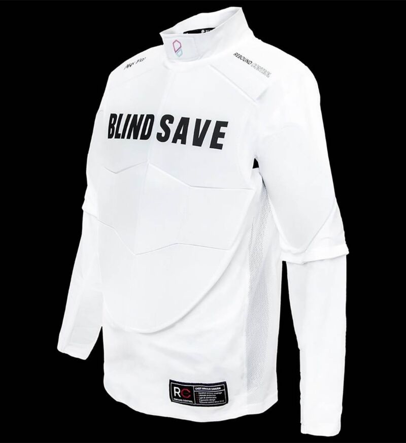 Blindsave Goalie Weste SAMURAI Max Pro white